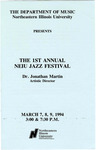 1994 Jazz Festival by NEIU Music Department