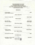 1994 - Music Talent Scholars Concert by NEIU Music Department