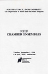 1994 - Student Recital by NEIU Music Department