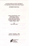 1994 - Chamber Ensembles by NEIU Music Department
