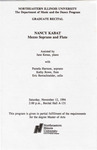 1994 - Graduate Recital by NEIU Music Department