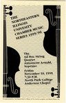 1995 - Ad Hoc String Quartet by NEIU Music Department