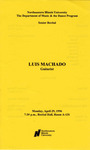 1996 - Senior Recital by NEIU Music Department
