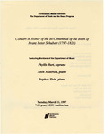1997 - Schubert Bicentennial by NEIU Music Department