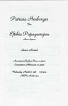 1997 - Senior Recital by NEIU Music Department