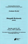 1997 - Graduate Recital by NEIU Music Department