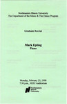 1998 - Graduate Recital by NEIU Music Department