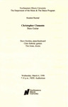 1998 - Student Recital by NEIU Music Department
