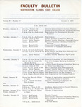Northeastern Illinois State College Faculty Bulletin, January - March 1969 by Newsletter Staff