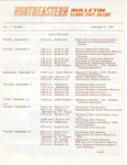Northeastern Illinois State College Bulletin, September - December 1969