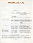 Northeastern Illinois State College Faculty Bulletin, September - December 1967 by Newsletter Staff