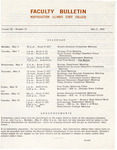 Northeastern Illinois State College Faculty Bulletin, May - August 1968