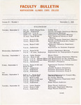Northeastern Illinois State College Faculty Bulletin, September - December 1968