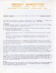 Northeastern Illinois State College Faculty Newsletter, October - December 1970