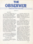 The Observer- Nov. 1, 1960 by Newspaper Staff