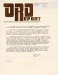 ORD Report- July 1975 by Barbara Moch