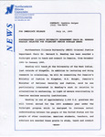 Press Releases - July-September 1993 by Northeastern Illinois University University Relations