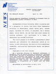 Press Releases - April-June 1994 by Northeastern Illinois University University Relations