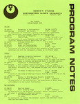 Program Notes- Feb. 1976 by Blanche Hersh