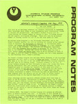 Program Notes- Jul. 1977 by Blanche Hersh