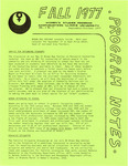 Program Notes- Sep. 1977
