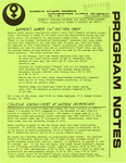 Program Notes- Jul. 1978 by Blanche Hersh