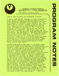 Program Notes- Sep. 1978