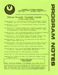 Program Notes- Mar. 1979