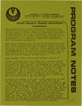 Program Notes- Nov. 1979