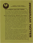 Program Notes- Jan. 1980 by Women's Studies Program Staff