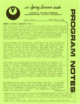 Program Notes- Mar. 1981
