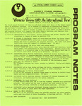 Program Notes- Jan. 1982