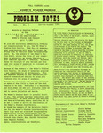 Program Notes- Spring-Summer 1983 by Women's Studies Program Staff
