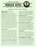Program Notes- Winter 1986 by Women's Studies Program Staff