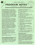 Program Notes- Spring-Summer 1990 by Women's Studies Program Staff