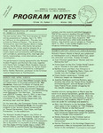 Program Notes- Winter 1991 by Women's Studies Program Staff