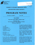 Program Notes- Jul. 1995 by Women's Studies Program Staff
