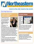 Psychology Department Newsletter- Apr. 15, 2019 by Department Staff