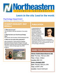 Psychology Department Newsletter- Feb. 17, 2020 by Department Staff