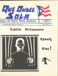 Que Ondee Sola- July 1974