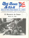 Que Ondee Sola- March 1975
