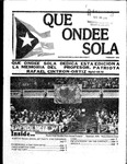 Que Ondee Sola- February 1976