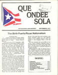 Que Ondee Sola- September 1977