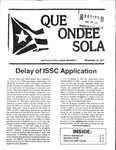 Que Ondee Sola- December 1977