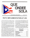 Que Ondee Sola- May 1978