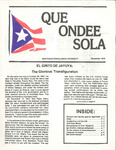 Que Ondee Sola- November 1978