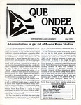 Que Ondee Sola- July 1979 by Valerie Taylor