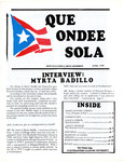 Que Ondee Sola- June 1980