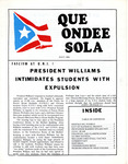 Que Ondee Sola- July 1981