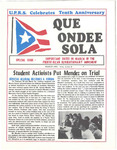 Que Ondee Sola- March 1982
